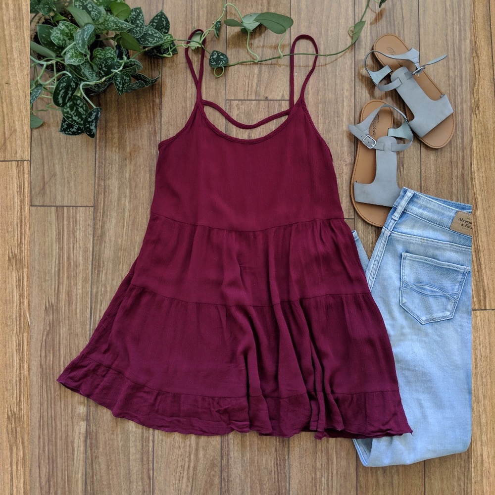 ☀️Casual Tiered Tunic Tank for Layering Bikini -SM
